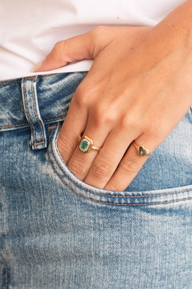 Anel Dedinho Coração