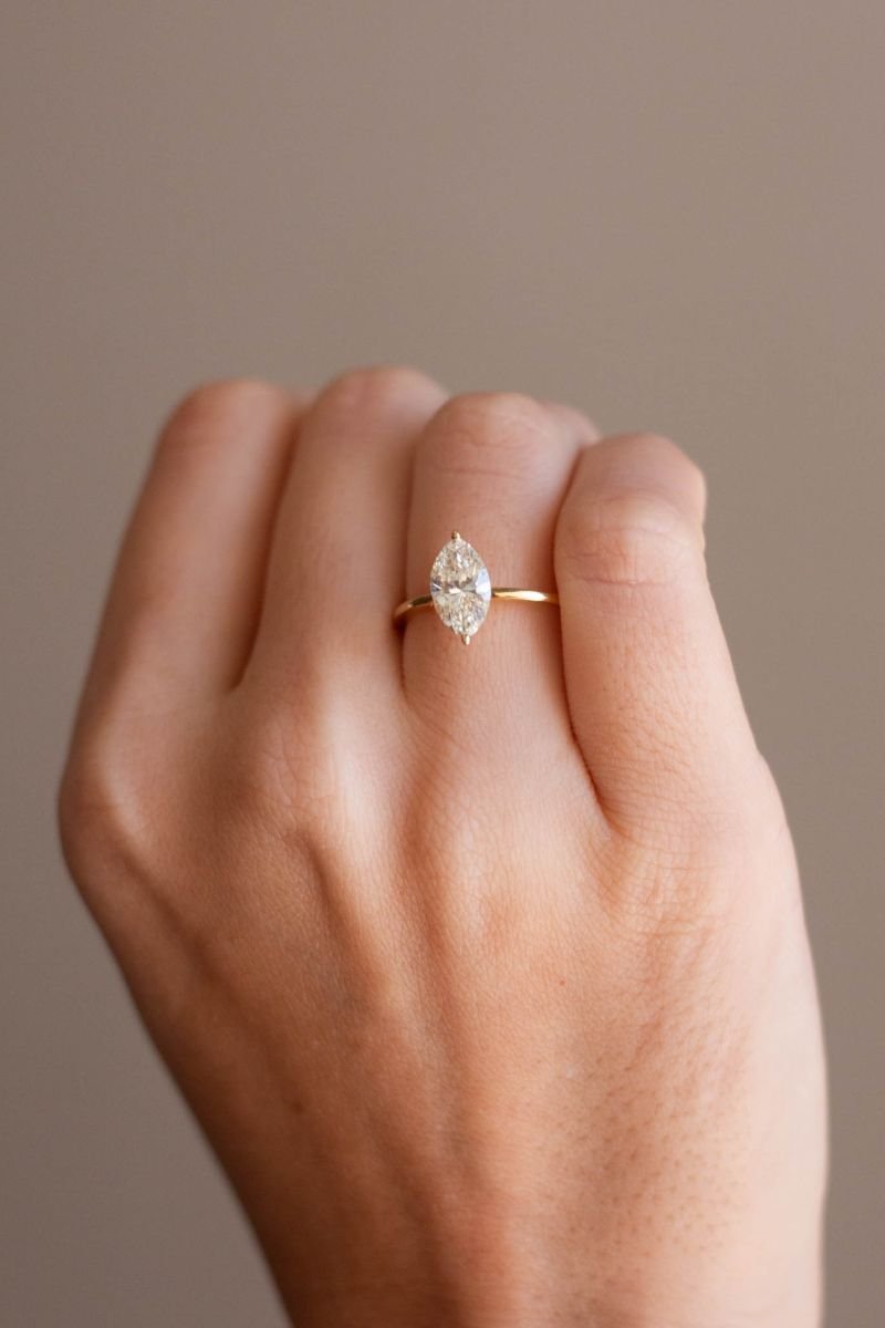 Anel Diamante Navete 1.37ct