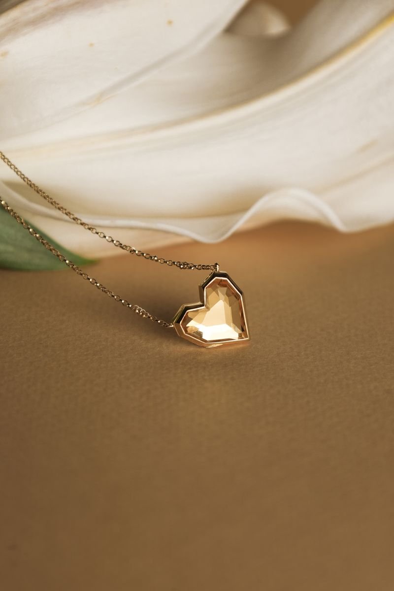 Colar Coração Reflexo