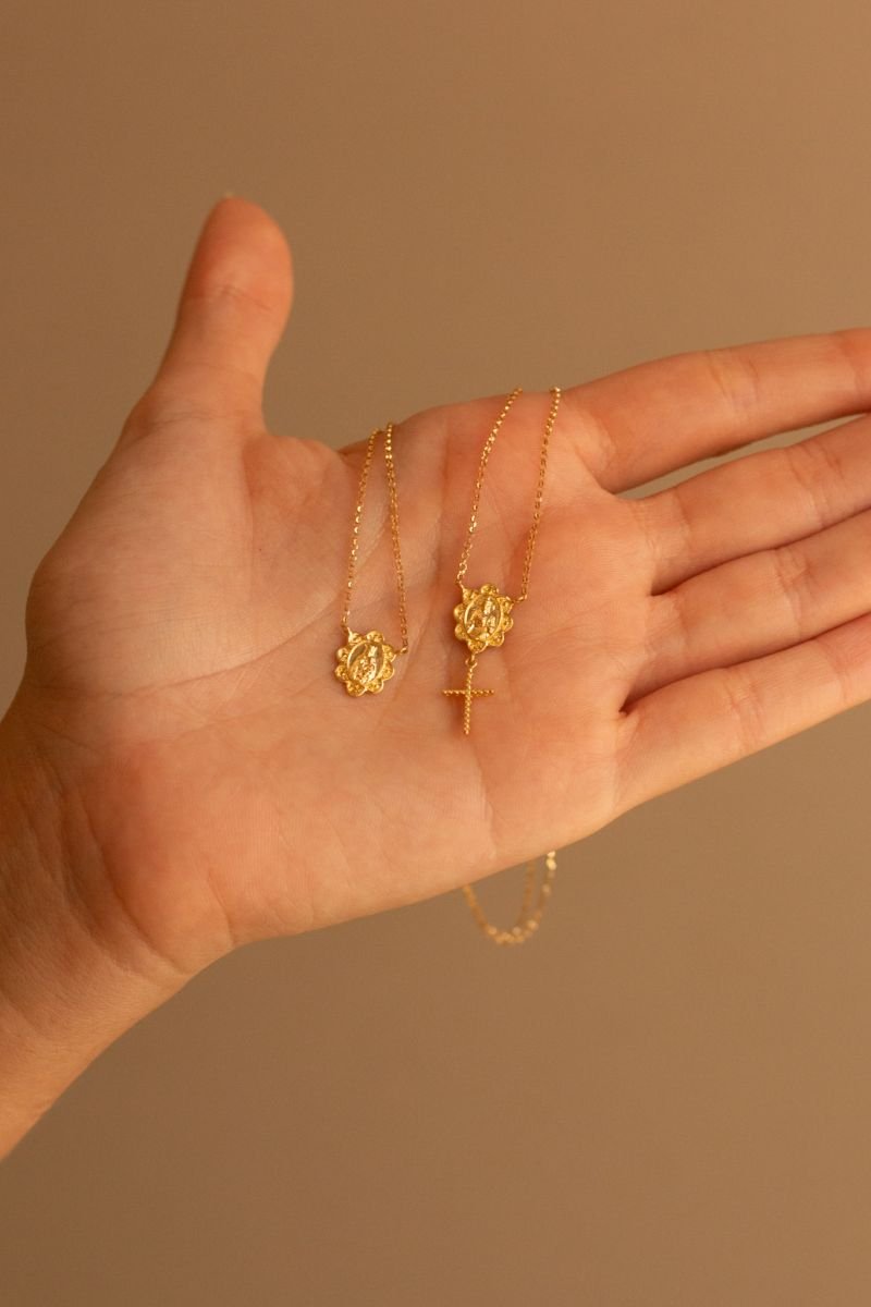 Escapulário Flor e Cruz