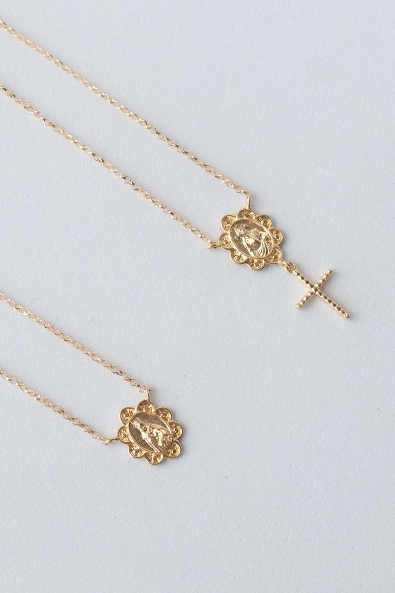 Escapulário Flor e Cruz