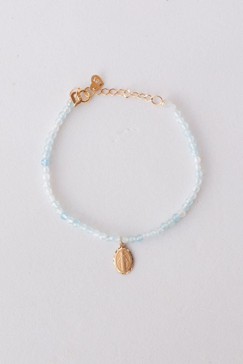 Pulseira Infantil Água Marinha